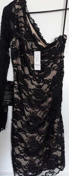 bebe Dresses & Skirts - Lace Cocktail Dress bebe Dresses & Skirts - Lace Cocktail Dress